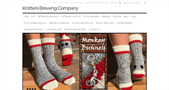 Desktop Screenshot of knittersbrewing.com
